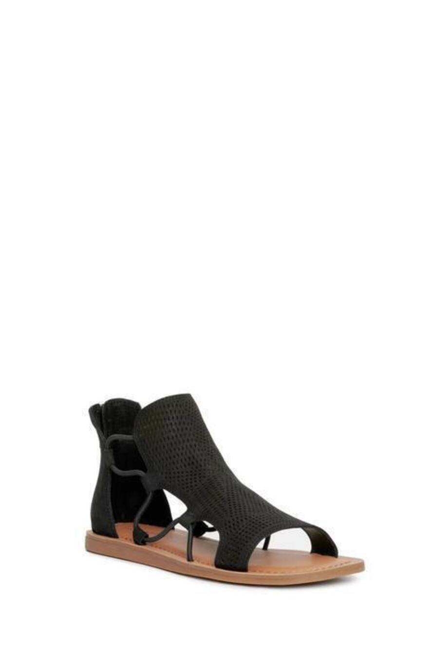 NWT Lucky Brand - Black Bartega Gladiator Sandals - 7.5